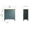 Omega Grey Narrow Sideboard