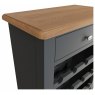 Omega Grey Wine cabinet