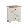 Bristol Painted 3 Drawer Bedside