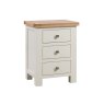 Bristol Ivory Painted 3 Drawer Bedside