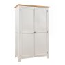 Bristol Ivory Painted Double Full Hanging Wardrobe