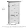 Bristol Painted 5 Drawer Tall Chest