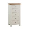 Bristol Ivory Painted 5 Drawer Tall Chest