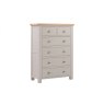 Bristol Putty Painted 2 Over 4 Chest of Drawers