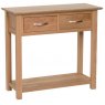 Lisbon Oak Small Console Table