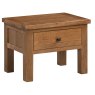 Bristol Bristol Rustic Oak Side Table with Drawer