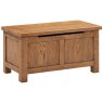 Bristol Rustic Oak Blanket Box