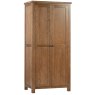 Bristol Rustic Oak Double Wardrobe