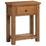 Bristol Rustic Oak Small Console Table