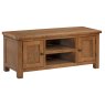 Bristol Rustic Oak Large Tv Unit