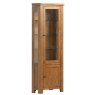 Bristol Rustic Oak Glazed Corner Display