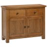 Bristol Rustic Oak 2 Door Sideboard