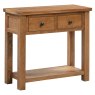 Bristol Bristol Rustic Oak Console Table with 2 Drawers