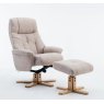 GFA Corsica Chair & Footstool - Wheat - HOME ASSEMBLY