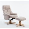 Corsica Chair & Footstool - Wheat