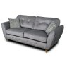 Greenwich 3 Seater Sofa - Silver