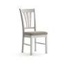 Fleur grey painted Fan Back dining chair