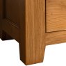 Oaken 3 Drawer Bedside