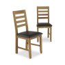 Oslo Dining Chair (PU Brown)