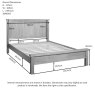 Oaken 5' Low Foot End Bed Frame