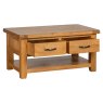 Oaken Coffee Table with 2 Drawers