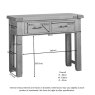 Oaken 2 Drawer Console Table