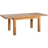 Oaken 132-198 x 90 Dining Table with 2 Extension Leaves