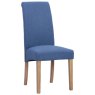 Lisbon Westbury Blue Fabric Chair - Home assembly needed if collected