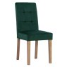 Lisbon Ashbury Forest Velvet Chair - Home assembly needed if collected