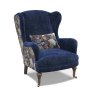 Spink & Edgar Crawford Velvet Wing Chair