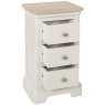 Lugano Compact 3 Drawer Bedside