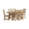 Wellington Oak Small Extending Dining Table 140-185cm