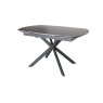 Sintered stone extending swivel table - Grey