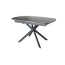 Sintered stone extending swivel table - Grey