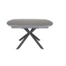 Sintered stone extending swivel table - Grey