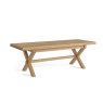 Wellington Oak 200-245cm Cross Leg Extending Dining Table