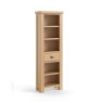 Wellington Oak Slim Bookcase