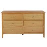 Dorset Oak 3 + 3 Chest of Drawers