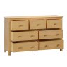 Portland Oak 3 Over 4 Chest of Drawers