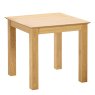 Portland Oak Fixed 80 x 80cm Table