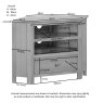 Portland Oak Corner TV Unit