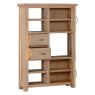 Milford Oak Tall Display Unit