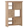 Milford Oak Tall Display Unit