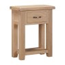 Milford Oak Small 1 Drawer Console