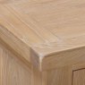 Milford Oak Small 1 Drawer Console