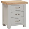 Milford Painted 3 Drawer Bedside