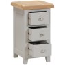 Milford Painted Compact 3 Drawer Bedside