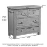 Bristol Oak 2 + 2 Chest of Drawers