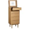 G Plan Winchester 5 Drawer Tall Chest with Mirror