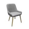Oslo Poppy Dining Chair - Grey